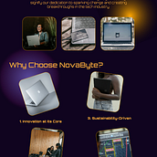 NovaByte - . UX / UI, e Web Design projeto de Paulina Ladan - 02.12.2024