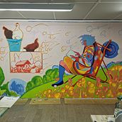 My project for course: Interior Mural Painting. Pintura decorativa, Interiores, Pintura, e Design de espaços projeto de Damien Onesti - 25.07.2024