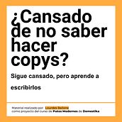 Copywriting para copywriters x Lourdes Bailone. Advertising, Communication, Cop, writing, Stor, and telling project by Lourdes Bailone - 12.03.2024