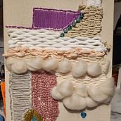 Finished projects. Accessor, Design, Arts, Crafts, Decoration, Embroider, Fiber Arts, Punch Needle, Weaving, and Textile Design project by linzoid - 12.03.2024