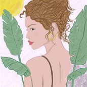 Summer girl. Un progetto di Illustrazione digitale di Julia Del Valle - 04.12.2024