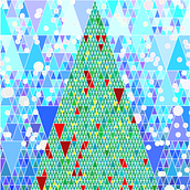  Christmas card with Py5. Motion Graphics, Multimedia, and Digital Design project by Gosse Adema - 12.05.2024