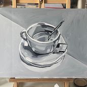 Ejercicio de tonos . Desen, Arte plastice și Pictura de reinadanzante - 12.05.2024