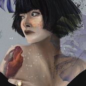 Mon projet du cours : Portrait illustré avec Procreate. Traditional illustration, Vector Illustration, Portrait Drawing, and Digital Illustration project by HéTif Enem - 12.05.2024