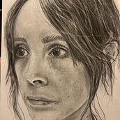 My project for course: Realistic Portrait with Graphite Pencil. Fine Arts, Drawing, Pencil Drawing, Traditional illustration, Portrait Drawing, Realistic Drawing, Artistic Drawing, Sketching, and Figure Drawing project by michennessy - 12.06.2024