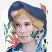 Retrato de Sairose Ronan . Projekt z dziedziny  Sztuki piękne, Trad, c, jna ilustracja,  Malarstwo, Malowanie akwarelą,  R, sunek, Portret,  R, sunek art, st i czn użytkownika José Moisés Uriarte García - 06.12.2024