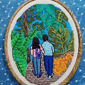 Mi proyecto del curso: Introducción al bordado botánico. Un projet de Broderie , et Design textile de jsichaca - 20.11.2024