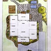 Landscape Design for Garcia Family. Un proyecto de Ilustración arquitectónica, Diseño de interiores, Paisajismo y Diseño de espacios de suzanne_gysin - 07.12.2024