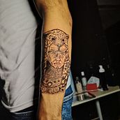 Mi proyecto del curso: Ilustración de tatuajes blackwork desde cero. Digital Drawing, Digital Illustration, Drawing, Traditional illustration, and Tattoo Design project by Leonardo Daniel Caudillo Valle - 11.04.2024