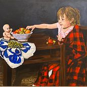 My project for course:  Realistic Figure Painting with Acrylic and Oil. Een project van  Acr, lschilderij, Anatomisch tekenen,  Beeldende kunst,  Olieverfschilderij y Realistische tekening van Cheryl Randall - 30.12.2024