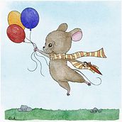 Final project flying mouse. Character Design, Children's Illustration, Drawing, and Pencil Drawing project by Sarah Creedence - 12.10.2024