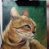 Sniffy. Un proyecto de Bellas Artes, Ilustración naturalista				, Pintura al óleo y Pintura de Arup Roy - 10.12.2024
