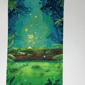 Mi Proyecto de Paisajes Atmodfericos con Gouache. Gouache Painting, Traditional illustration, and Painting project by Karen Gil - 12.10.2024
