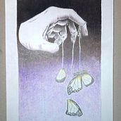 Beheersing van een vlindervlucht. Pencil Drawing, Artistic Drawing, Portrait Drawing, Traditional illustration, and Colored Pencil Drawing project by ammerie - 12.10.2024