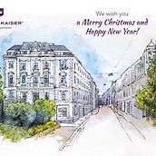 Ilustraciones para Xmas - Raphael Kaiser. Traditional illustration, Watercolor Painting, Architectural Illustration, and Pencil Drawing project by Javier Díaz González - 12.11.2024
