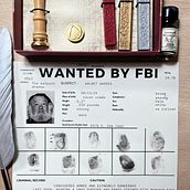 WANTED BY FBI. Un progetto di Artigianato e Graphic design di celiase21 - 11.12.2024