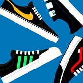 Sneakers Illustration. Un projet de Illustration numérique de Gerard Creed - 21.02.2019