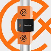 Experteazy. Br, ing, Identit, Design, and Graphic Design project by zinadinesombreiro - 12.12.2024
