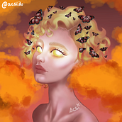 ATARDECER. Drawing, Portrait Drawing, Digital Drawing, Traditional illustration, Digital Illustration, and Digital Painting project by blinaresricardo - 12.13.2024