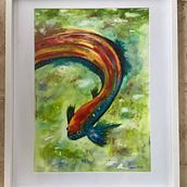 Rainbow fish. Un projet de Peinture de Jacqueline Hewitt - 13.12.2024