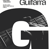 Afiche sobre clases de Guitarra. Un proyecto de Br, ing e Identidad, Diseño, Diseño gráfico, Diseño de logotipos y Tipografía de Oscar Ferreira - 14.12.2024