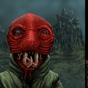 A creature from the depths of space.. Digital Illustration, Drawing, Pencil Drawing, and Comic project by jankoo - 12.14.2024