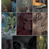 Strona komiksu. Drawing, and Digital Illustration project by jankoo - 12.14.2024