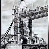 Most Tower Bridge. Architectural Illustration, Architecture, Drawing, Realistic Drawing, and Sketching project by Ryszard Wróblewski - 12.15.2024