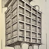 Mi proyecto del Curso.... Architectural Illustration, Architecture, Drawing, Sketchbook, Sketching, and Spatial Design project by Saúl Díaz Godínez - 12.16.2024