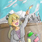 Melony: Painting A Brighter Tomorrow . Character Design, Comic, Digital Illustration, Traditional illustration, and Manga project by dawnhero7 - 12.16.2024