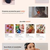 Kimera Handmade - Proyecto accesibilidad. Projekt z dziedziny Projektowanie c, frowe, Projektowanie produktu c, frowego, UX / UI i Web design użytkownika romina_torres_1 - 16.12.2024