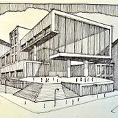 Mi proyecto del Curso... Architectural Illustration, Drawing, Traditional illustration, Ink Illustration, and Fine Arts project by Saúl Díaz Godínez - 12.16.2024