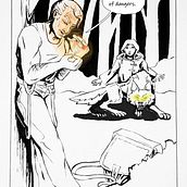 Red and the Bear. Comic, Traditional illustration, Narrative, Stor, and board project by tayoren - 12.16.2024