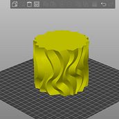 My first vase ever!. 3D, 3D Design, 3D Modeling, Industrial Design, and Product Design project by Arda Bisgin - 12.17.2024