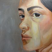 AUTORETRATO MANUELA. Fine Arts, Oil Painting, and Painting project by Manuela Gallego Trejo - 12.18.2024