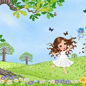 Looking for Butterflies. Digital Illustration project by Nina Oak - 12.19.2024