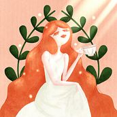 Citrina. Digital Illustration, Drawing, and Digital Drawing project by Lesly Rodriguez - 12.19.2024