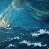 Inspiration Turner. Acr, lic Painting, Traditional illustration, and Painting project by Johanne Kirouac - 12.19.2024