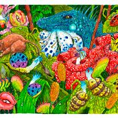 FABULAS PSICOTROPICAS. Un projet de Illustration traditionnelle, Dessin, Beaux Arts, Peinture, Conception de personnages, Narration, Créativité , et Aquarelle de Anxter one - 19.12.2024
