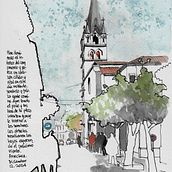 Sketchbook: dibuja crónicas gráficas. Een project van  Tekening,  Illustratie met inkt, Schilderij, Sketchbook,  Schetsen y Aquarelschilderen van liliana - 19.12.2024