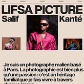 Course Project : @LifsaPicture | Salif Kanté's Website. Un projet de Conseil créatif, Créativité, Design , Marketing, Gestion de portefeuille, UX / UI , et Webdesign de Mamadou Koné - 20.12.2024