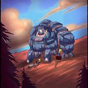 Old Golem renovation - Illustration by Yabisan. . % Yabisan Art tarafından hazırlanan Dijital İllüstras, on, Çizim, Sanat ve El Sanatları, Tablo, Karakter Tasarımı, Dijital Çizim, Eskiz defteri, Çocuk İllüstras, onu, Dijital Bo, ama, Portfö, Ve Geliştirme projesi - 12.21.2024