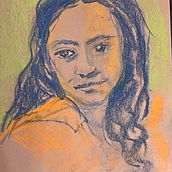 Portrait. Artistic Drawing, Drawing, Fine Arts, and Traditional illustration project by k_razmadze - 12.22.2024