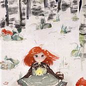 La petite vendeuse d'allumettes. Children's Illustration, Digital Illustration, Digital Painting, and Picturebook project by Barbara Tisserand - 12.23.2024