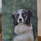 Kenda en el bosque. Fine Arts, Naturalistic Illustration, Oil Painting, and Painting project by Enrico Quaglio - 12.23.2024