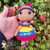 Muñeca personalizada traje típico de colombia. Arts, Crafts, To, Design, DIY, Fiber Arts, Crochet, Amigurumi, and Textile Design project by Gabriela Josefina Martin Escobar - 12.23.2024