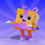 Louzinho - Badalou. Un proyecto de Ilustración digital, Diseño de personajes, 3D, Modelado 3D, Dirección de arte, Ilustración infantil, Diseño de personajes 3D, Animación de personajes, Edición de vídeo y Concept Art de Wesley Sales - 23.12.2024