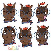 Bonjour Pony. Children's Illustration, Digital Illustration, Traditional illustration, Character Design, and Narrative project by katabi - 12.23.2024