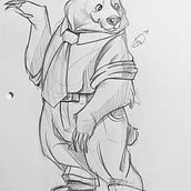 Proyecto final - Oso. Character Design, Children's Illustration, Drawing, and Pencil Drawing project by Ariel Vargas - 12.24.2024