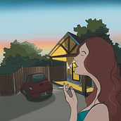 Moody Digital Illustration. Digital Drawing, Digital Illustration, Traditional illustration, Narrative, and Sketchbook project by Angie Mesih - 12.24.2024